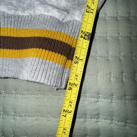 Gray project social T velvety Jogger Sweatpants with Striped Cuffs. Size M. GUC - Picture 5 of 8